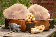 Load image into Gallery viewer, Root Ginger Unsmoked Cooked Half Ham On The Bone - Emmett&#39;s

