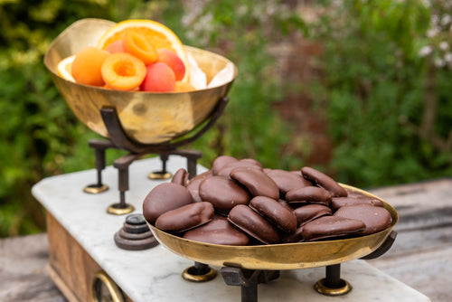 Dried Apricots Covered in Plain Chocolate