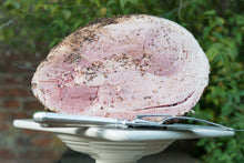 Load image into Gallery viewer, Black Pepper Unsmoked Cooked Half Ham On The Bone - Emmett&#39;s
