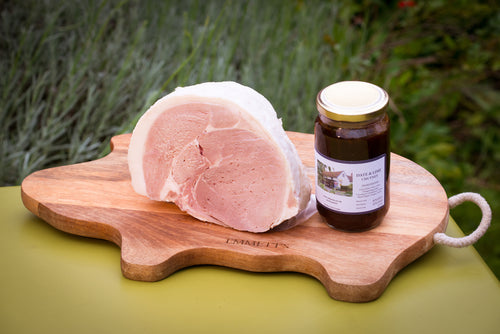 Emmett's Ham and Chutney Pig Board