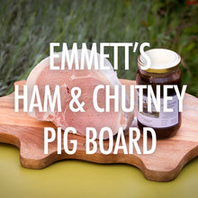 Load image into Gallery viewer, Emmett&#39;s Ham and Chutney Pig Board - Emmett&#39;s
