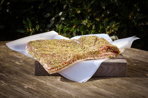Naturally Cured Fennel Seed Unsmoked Streaky Bacon