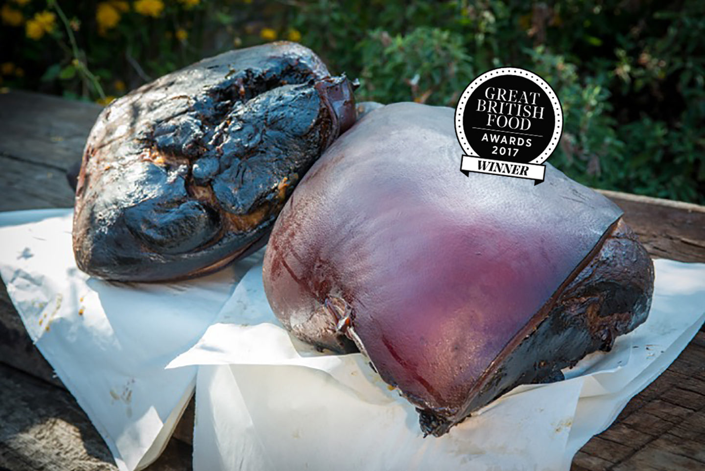 Suffolk Black Whole Ham Cooked On The Bone - Emmett's
